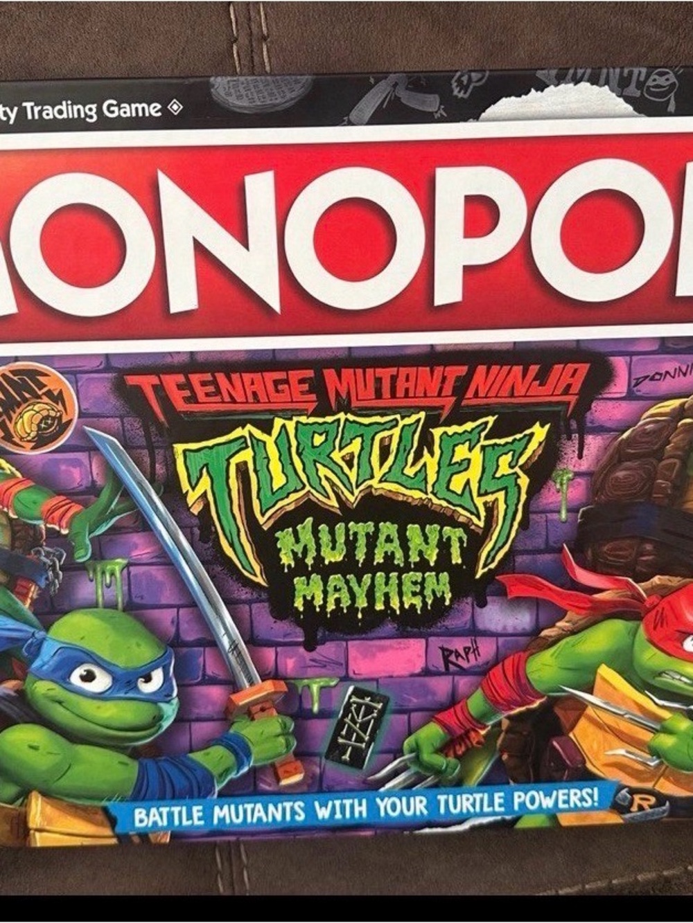 Monopoly Teenage Mutant Ninja Turtles Mutant Mayhem Board Game - Green